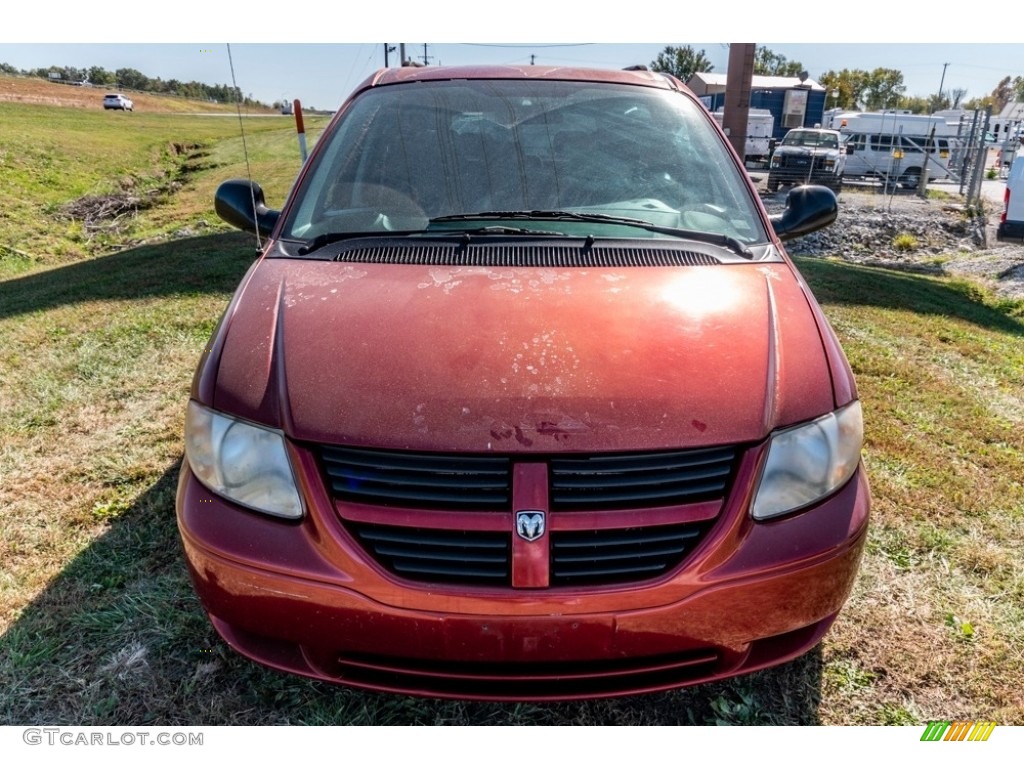 2007 Grand Caravan SE - Inferno Red Crystal Pearl / Medium Slate Gray photo #9