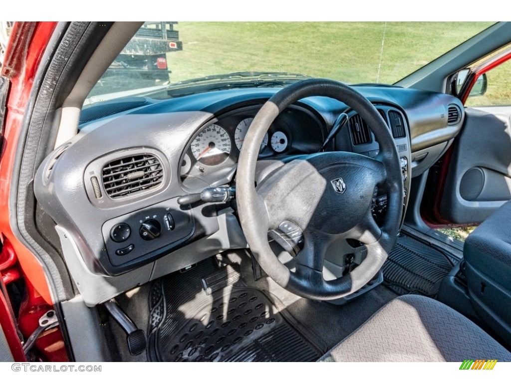 2007 Grand Caravan SE - Inferno Red Crystal Pearl / Medium Slate Gray photo #18