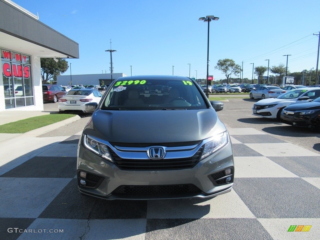 2019 Odyssey EX-L - Forest Mist Metallic / Gray photo #2