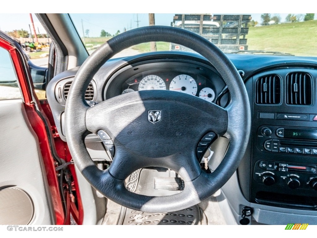 2007 Grand Caravan SE - Inferno Red Crystal Pearl / Medium Slate Gray photo #30