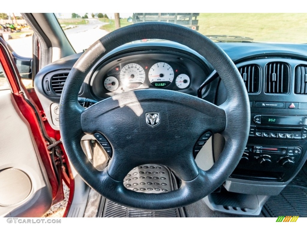 2007 Grand Caravan SE - Inferno Red Crystal Pearl / Medium Slate Gray photo #31