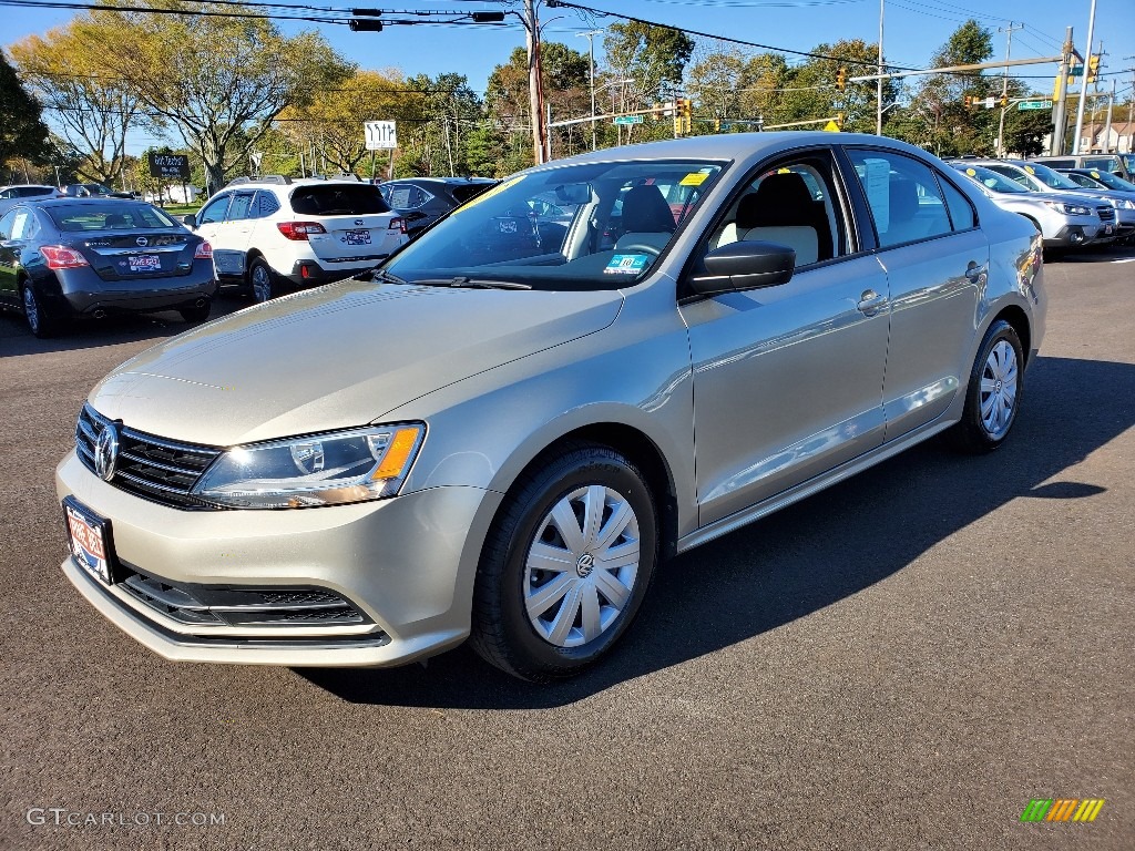 2015 Jetta S Sedan - Moonrock Silver Metallic / Ceramique/Titan Black photo #10