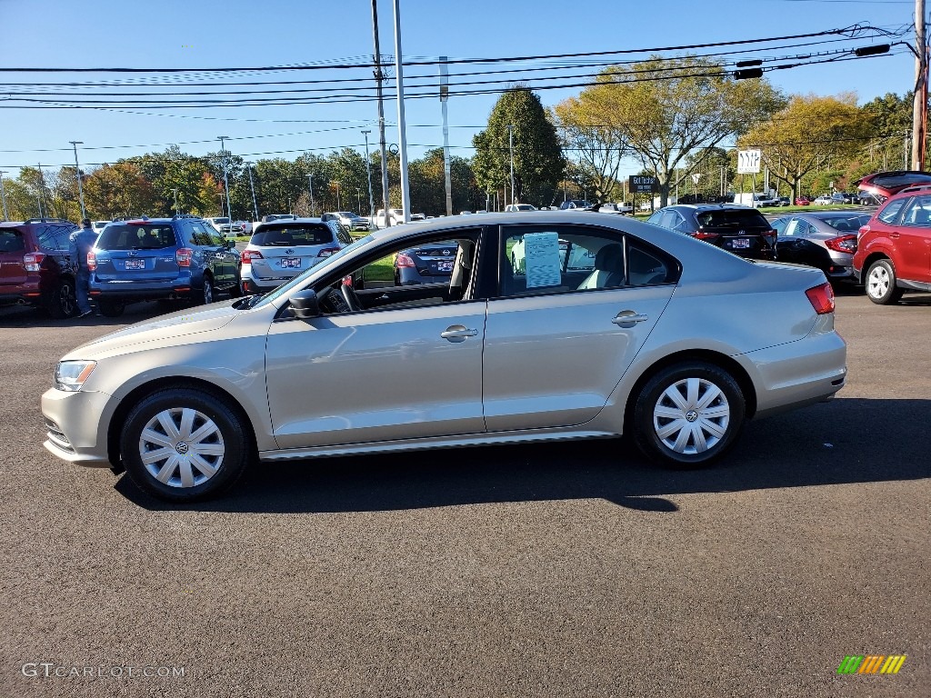 2015 Jetta S Sedan - Moonrock Silver Metallic / Ceramique/Titan Black photo #11