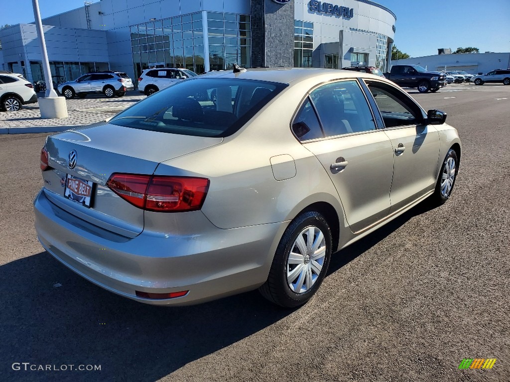 2015 Jetta S Sedan - Moonrock Silver Metallic / Ceramique/Titan Black photo #14