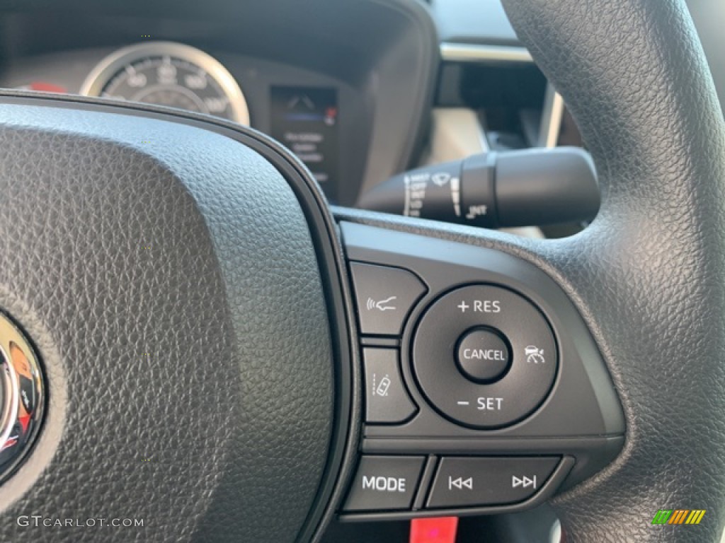 2021 Toyota Corolla LE Light Gray/Moonstone Steering Wheel Photo #139869448