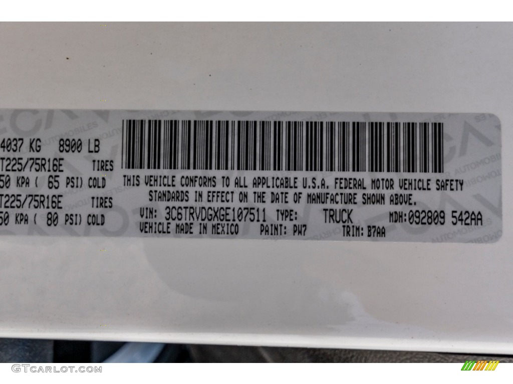 2016 ProMaster Color Code PW7 for Bright White Photo #139869601
