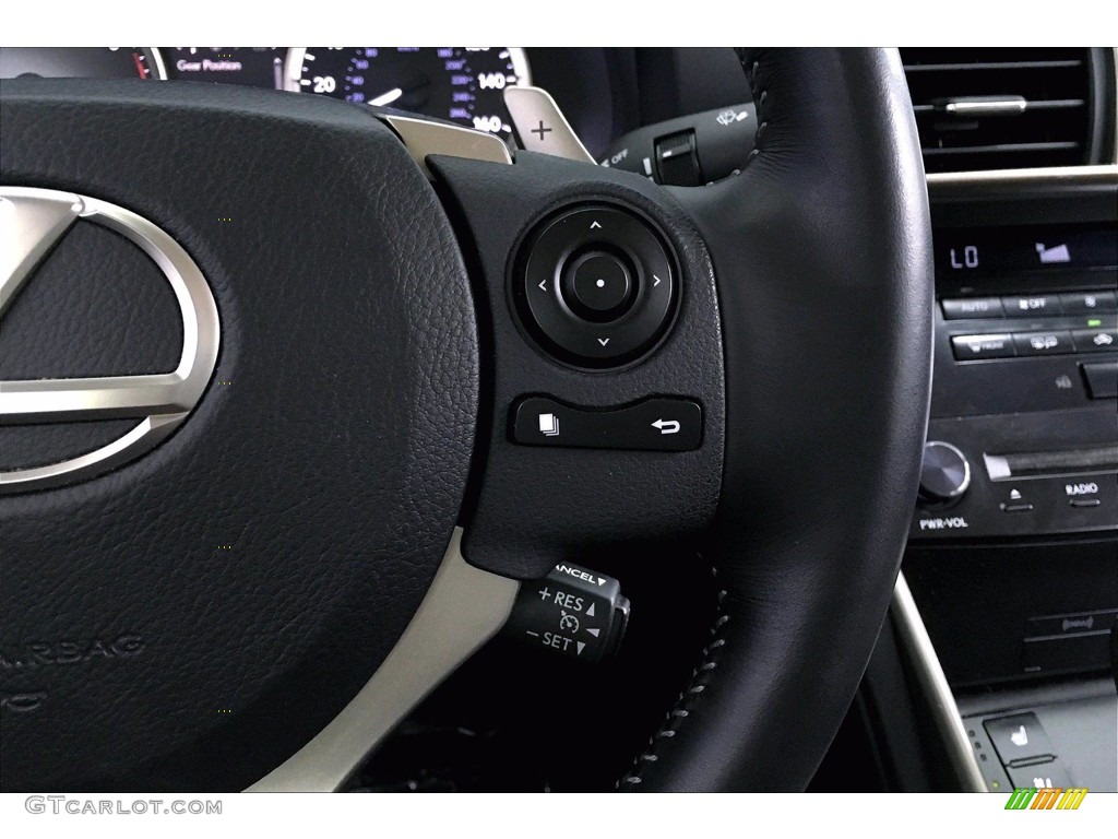 2014 Lexus IS 350 Flaxen Steering Wheel Photo #139873039