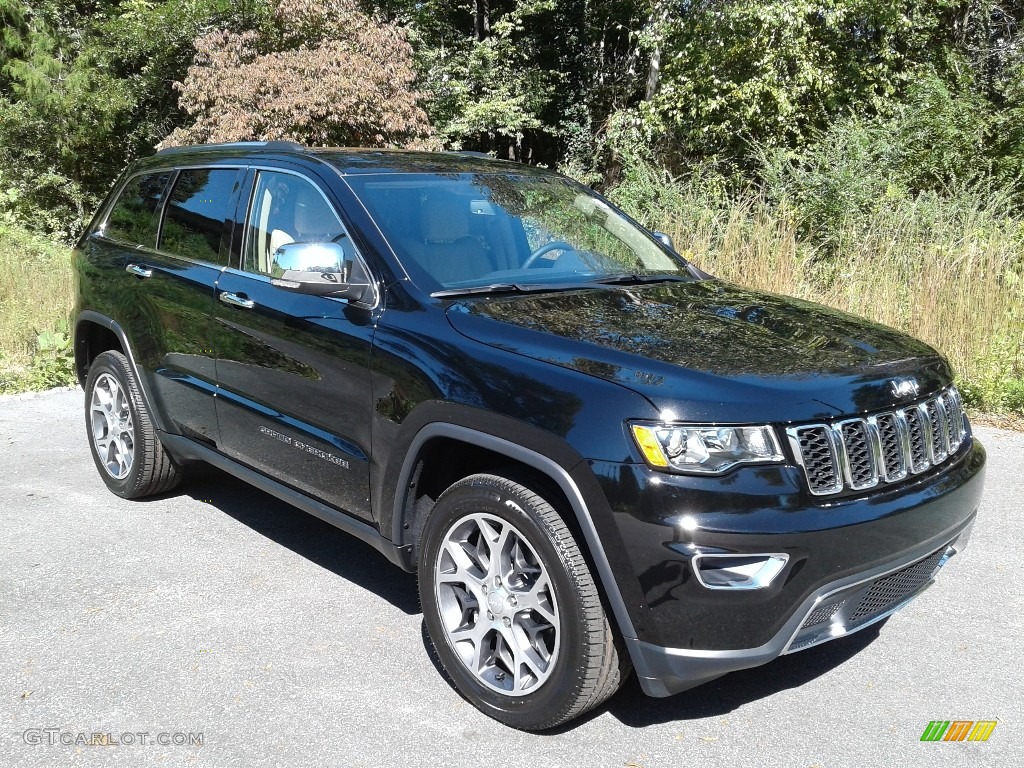 Diamond Black Crystal Pearl 2021 Jeep Grand Cherokee Limited 4x4 Exterior Photo #139874197