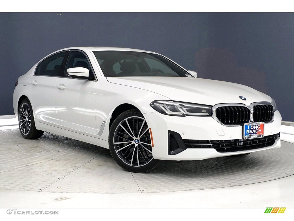 Alpine White 2021 BMW 5 Series 530e Sedan Exterior Photo #139874953
