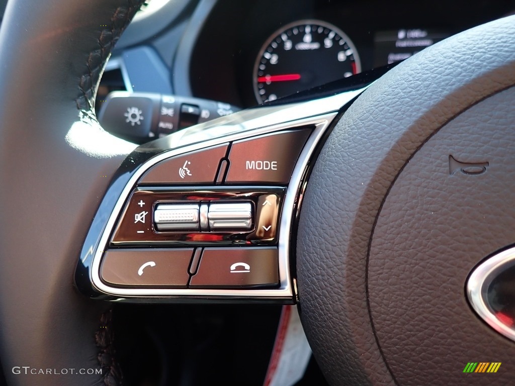 2021 Kia Seltos S AWD Black Steering Wheel Photo #139879830