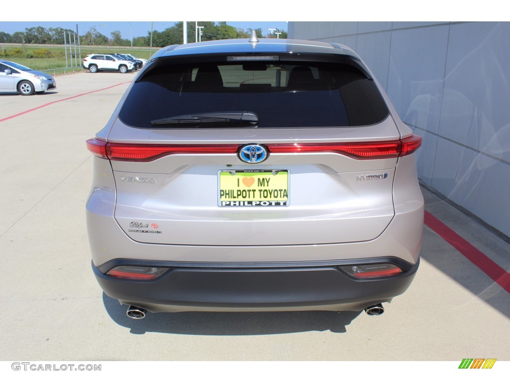 2021 Venza Hybrid LE AWD - Titanium Glow / Boulder photo #7