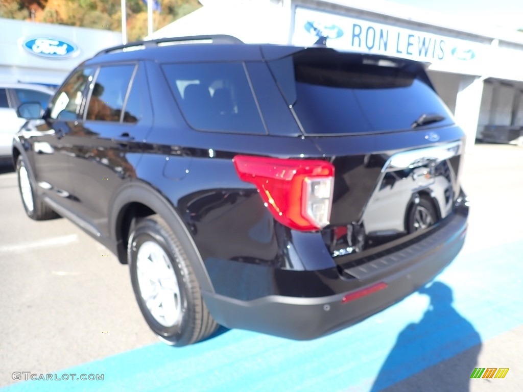 2020 Explorer XLT 4WD - Agate Black Metallic / Ebony photo #7