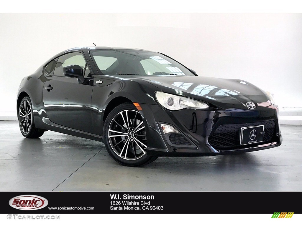 2013 FR-S Sport Coupe - Raven Black / Black/Red Accents photo #1