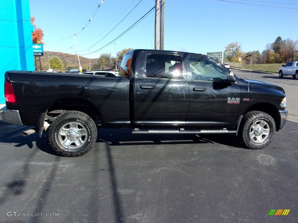 2016 3500 Tradesman Crew Cab 4x4 - Brilliant Black Crystal Pearl / Diesel Gray/Black photo #18