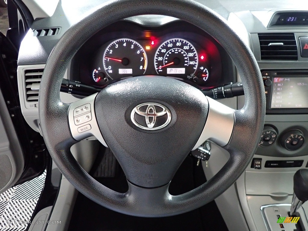 2013 Corolla LE - Black Currant Metallic / Ash photo #29