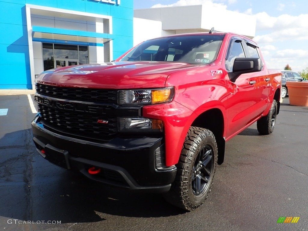 2019 Silverado 1500 Custom Z71 Trail Boss Crew Cab 4WD - Cajun Red Tintcoat / Jet Black photo #2