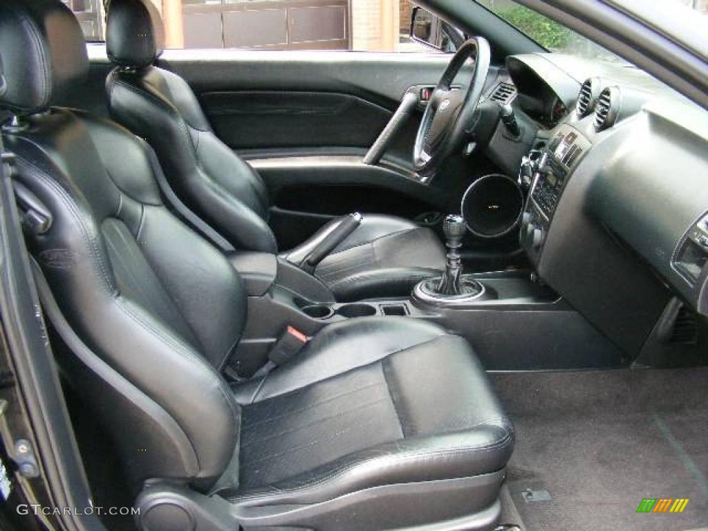 2004 Tiburon GT - Jet Black / Black photo #13