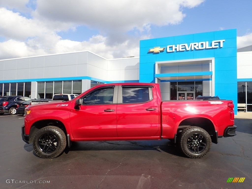 2019 Silverado 1500 Custom Z71 Trail Boss Crew Cab 4WD - Cajun Red Tintcoat / Jet Black photo #3