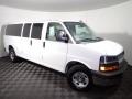 Summit White 2018 Chevrolet Express 3500 Passenger LT Exterior
