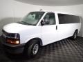 Summit White 2018 Chevrolet Express 3500 Passenger LT Exterior