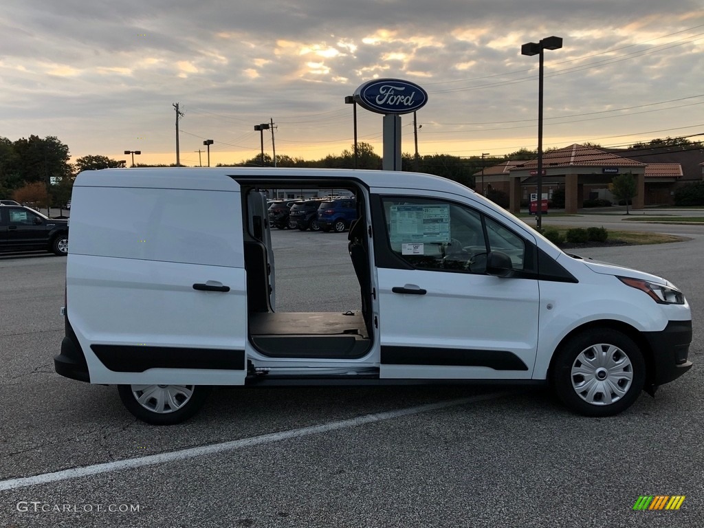 Frozen White 2021 Ford Transit Connect XL Van Exterior Photo #139885257