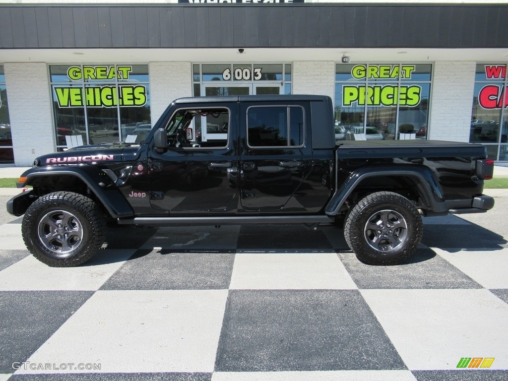 2020 Gladiator Rubicon 4x4 - Black / Black/Dark Saddle photo #1