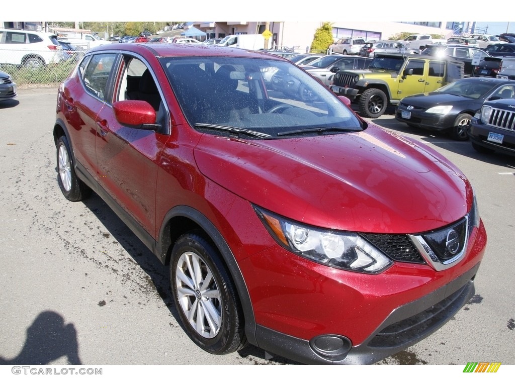 2019 Rogue Sport S AWD - Scarlet Ember Tintcoat / Charcoal photo #3