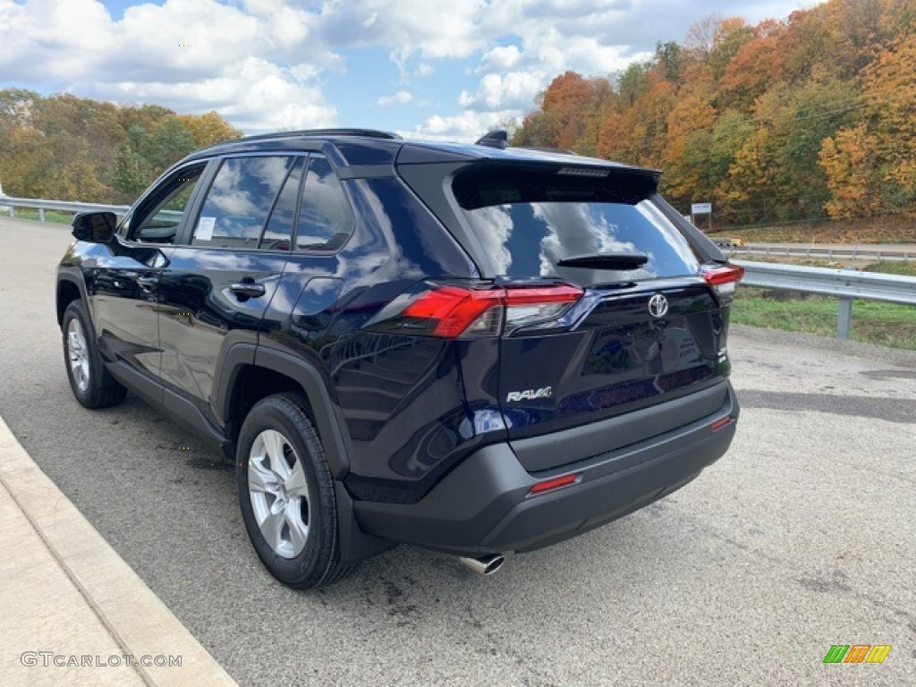 2021 RAV4 XLE AWD - Blueprint / Black photo #2