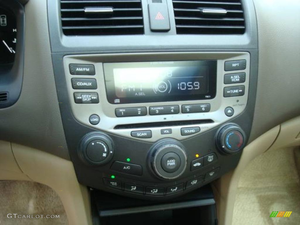 2006 Accord LX V6 Sedan - Desert Mist Metallic / Ivory photo #18