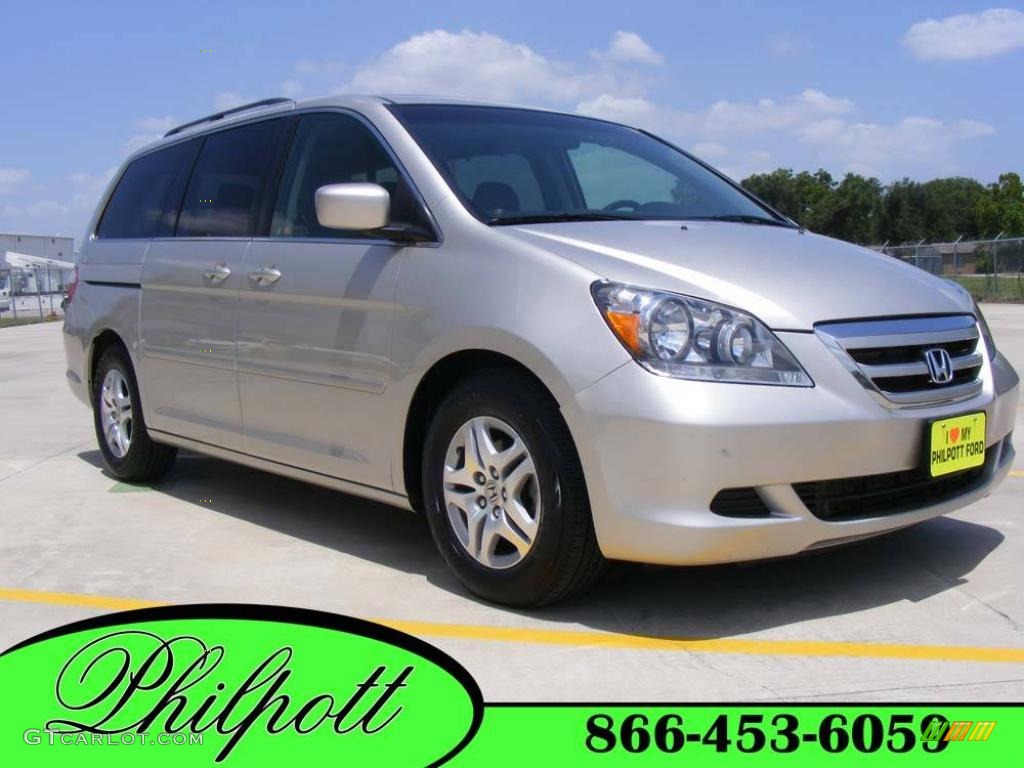 2007 Odyssey EX-L - Silver Pearl Metallic / Gray photo #1