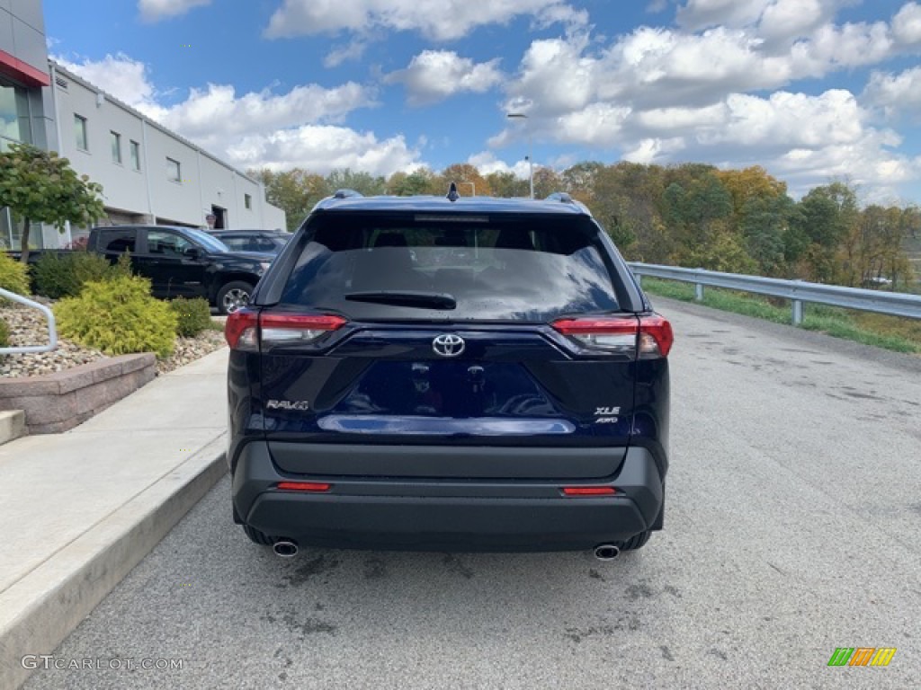 2021 RAV4 XLE AWD - Blueprint / Black photo #30