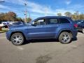 2020 Slate Blue Pearl Jeep Grand Cherokee Overland 4x4  photo #3