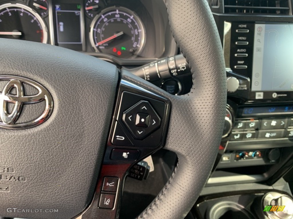 2021 Toyota 4Runner Nightshade 4x4 Black/Graphite Steering Wheel Photo #139888689