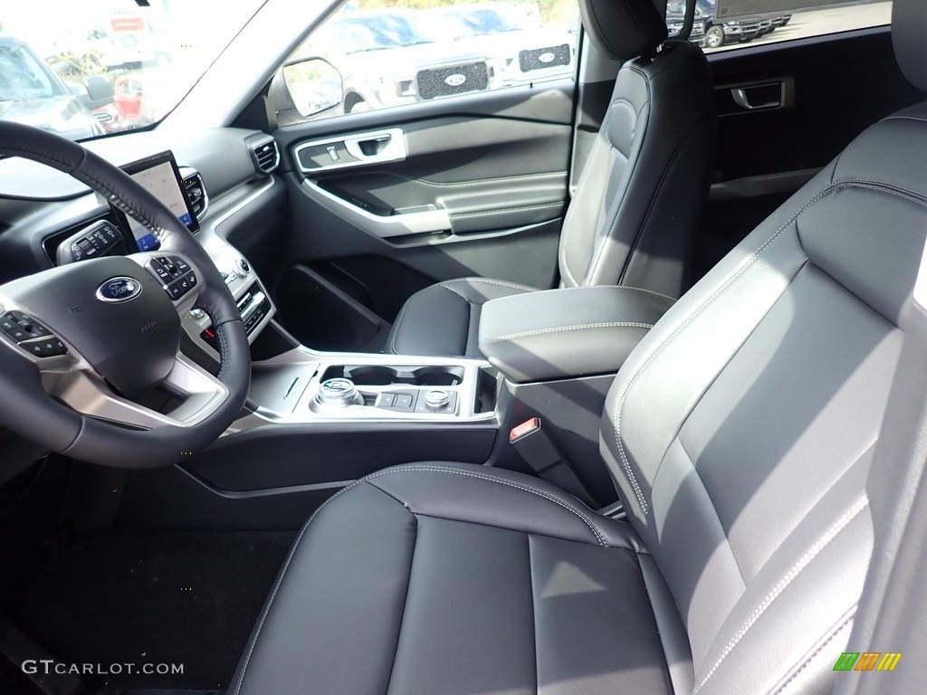2021 Explorer XLT 4WD - Star White Metallic Tri-Coat / Ebony photo #10