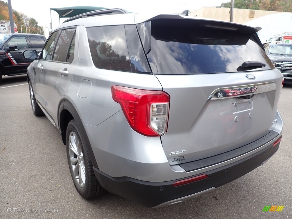 2021 Explorer XLT 4WD - Iconic Silver Metallic / Ebony photo #6