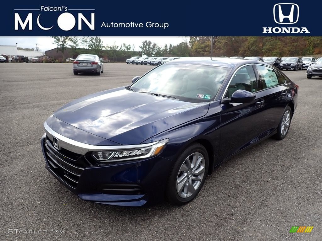 2020 Accord LX Sedan - Obsidian Blue Pearl / Gray photo #1