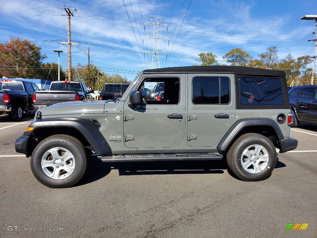Sting-Gray 2021 Jeep Wrangler Unlimited Sport 4x4 Exterior Photo #139889496