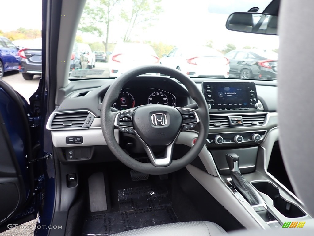 2020 Honda Accord LX Sedan Gray Dashboard Photo #139889640