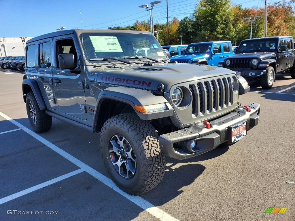 2021 Wrangler Unlimited Rubicon 4x4 - Sting-Gray / Black photo #1