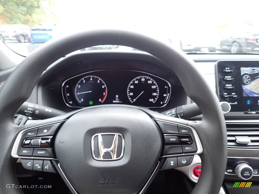 2020 Honda Accord LX Sedan Gray Steering Wheel Photo #139889823