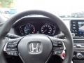 2020 Honda Accord Gray Interior Steering Wheel Photo