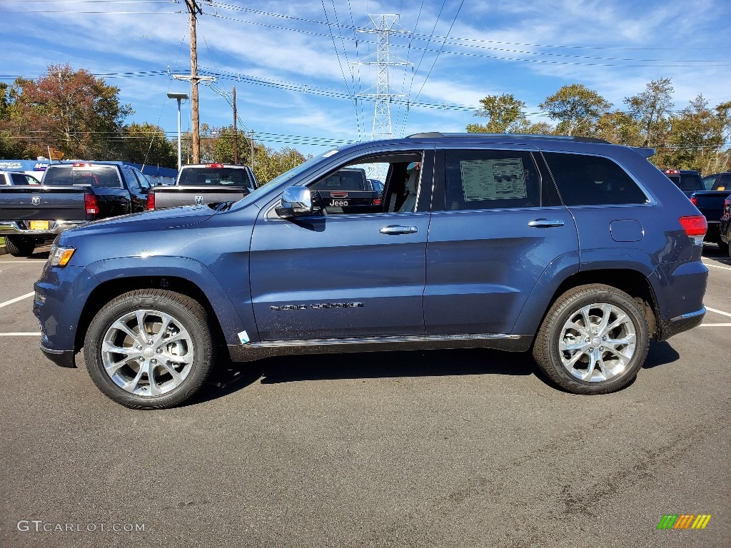 Slate Blue Pearl 2021 Jeep Grand Cherokee Summit 4x4 Exterior Photo #139890567