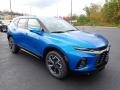 Bright Blue Metallic 2021 Chevrolet Blazer RS AWD Exterior