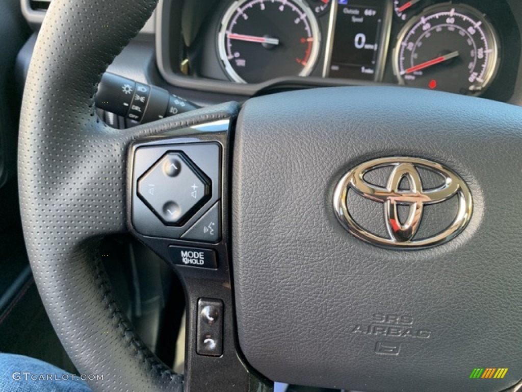 2021 Toyota 4Runner TRD Off Road Premium 4x4 Black Steering Wheel Photo #139891140