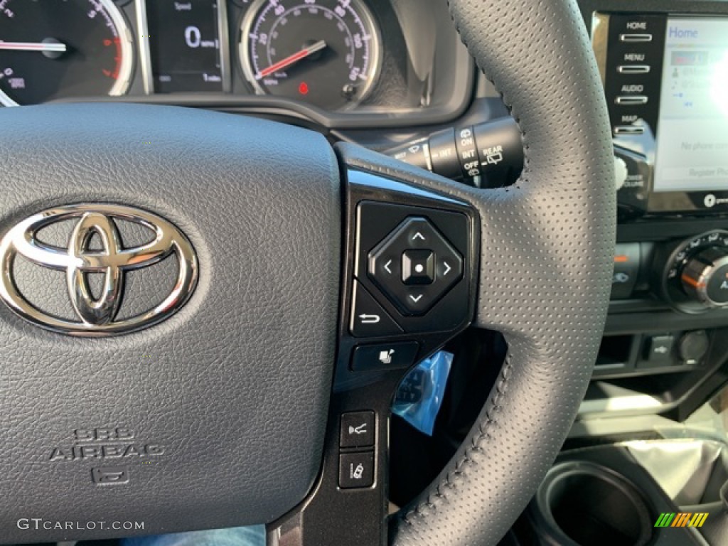 2021 Toyota 4Runner TRD Off Road Premium 4x4 Black Steering Wheel Photo #139891164