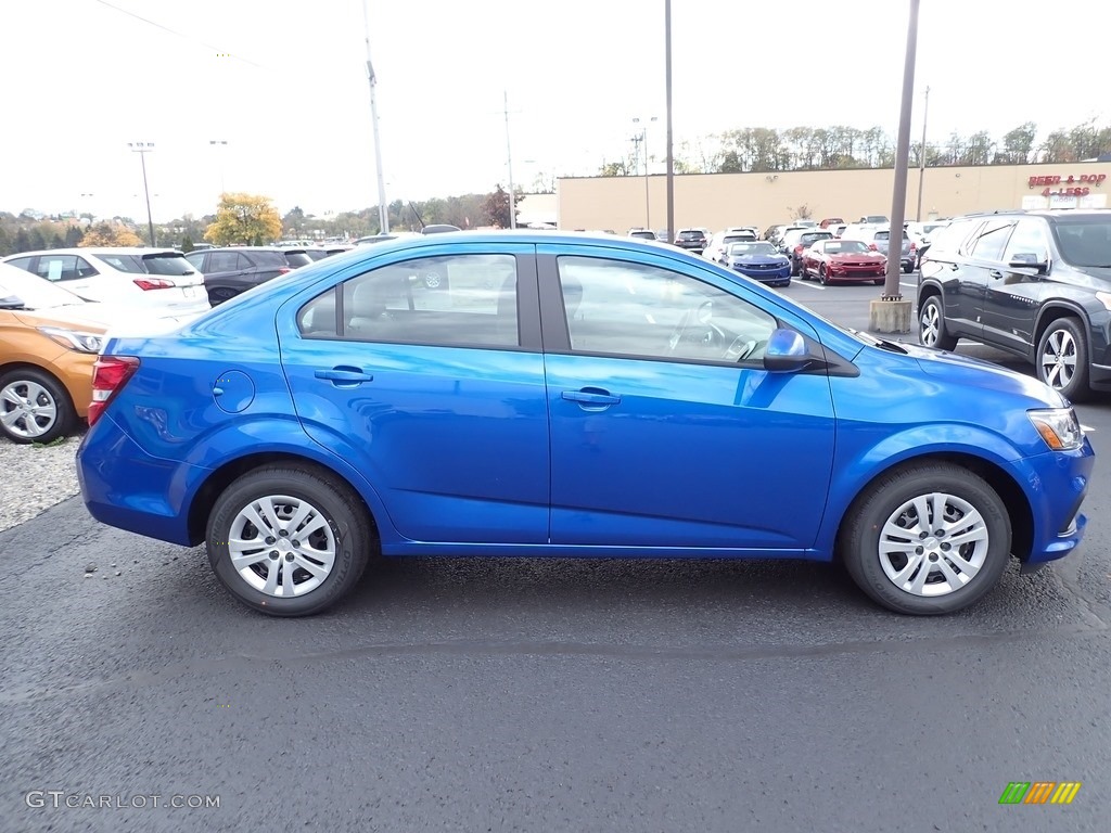 2020 Sonic LS Sedan - Kinetic Blue Metallic / Jet Black/Dark Titanium photo #7