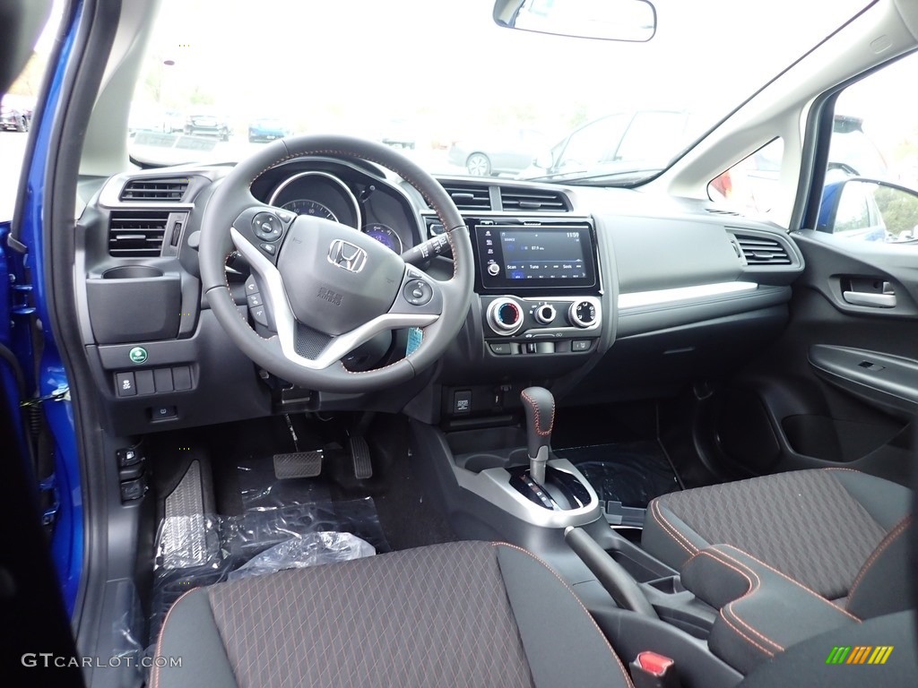 Black Interior 2020 Honda Fit Sport Photo #139891518