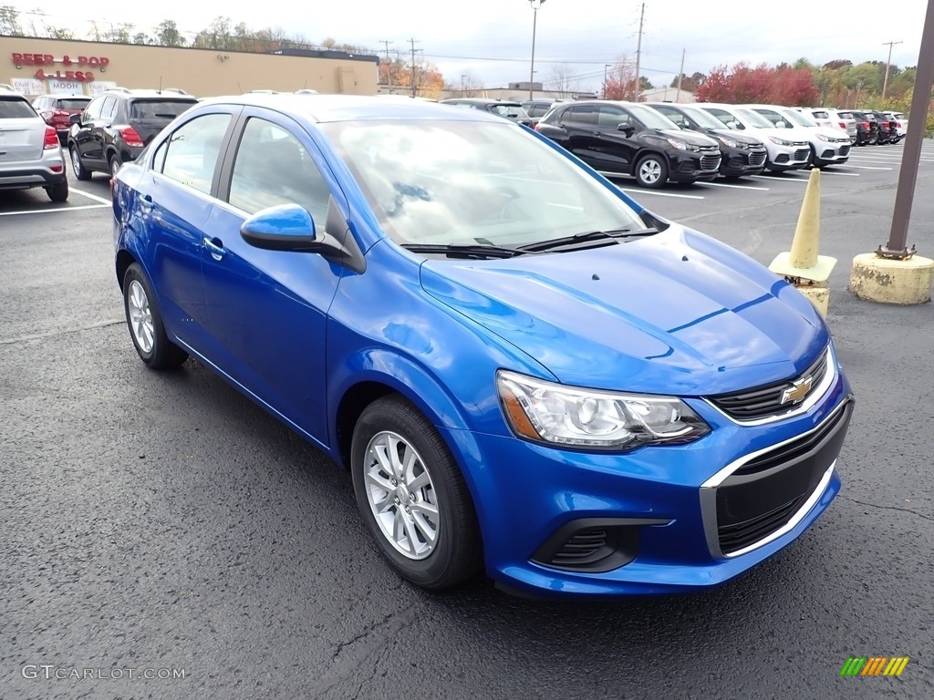 Kinetic Blue Metallic 2020 Chevrolet Sonic LT Sedan Exterior Photo #139892010