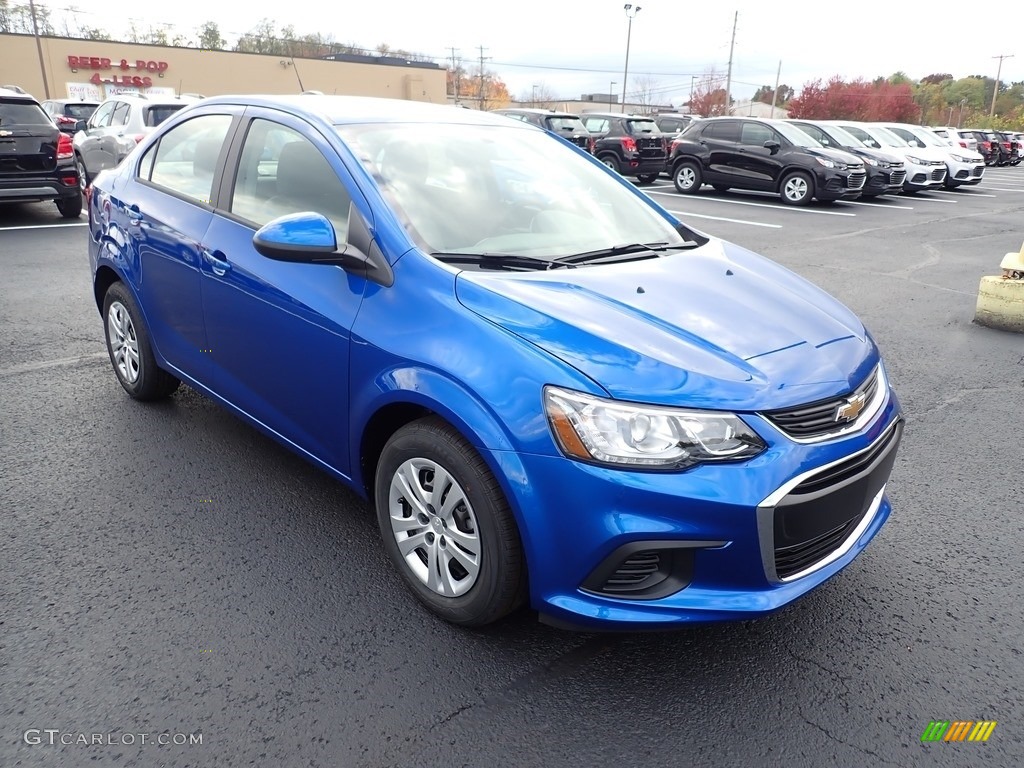 2020 Sonic LS Sedan - Kinetic Blue Metallic / Jet Black/Dark Titanium photo #8