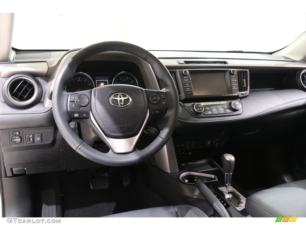 2017 RAV4 Limited AWD - Blizzard Pearl White / Black photo #6